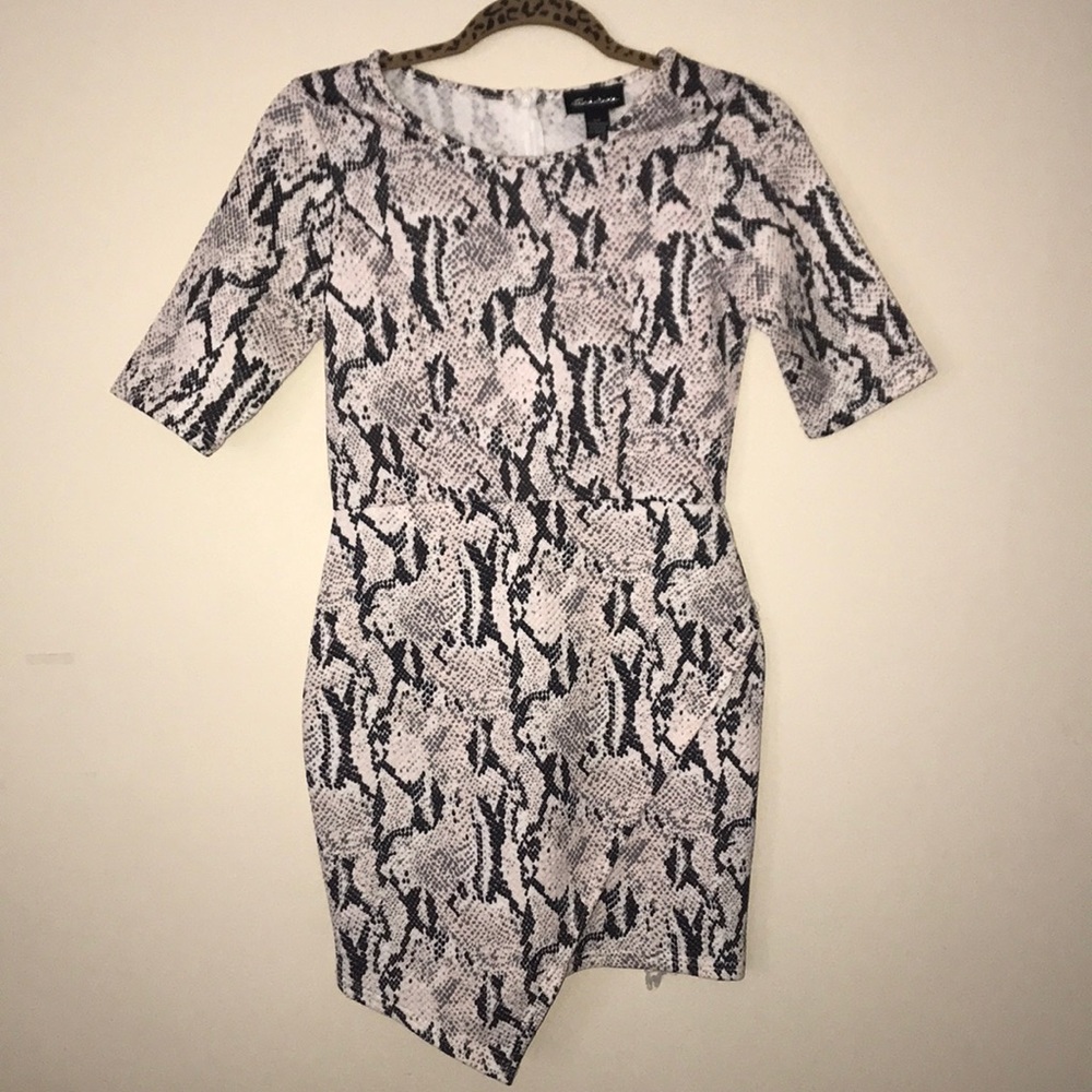 Snake Printed Dress